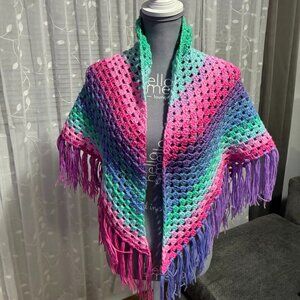 Handmade crochet shawl NEW